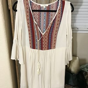 Tribal print i joah Dress